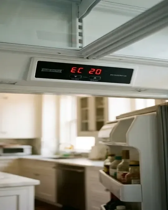 Error codes and service light in a Manhattan kitchen